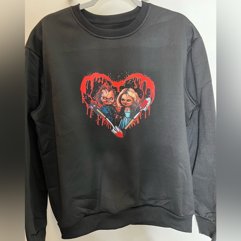 Size (12) Chucky & Tiffany Sweatshirt Sz XL (12)